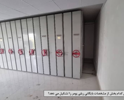 یونیت بایگانی ریلی کدام بخش از مشخصات بایگانی ریلی می باشد؟ (مقاله کد 0118) 1 یونیت بایگانی ریلی